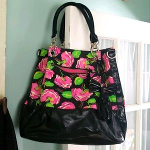 Rose detailed Betsey Johnson purse